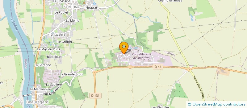 localisation de l'entreprise LES 2 NOVA  FAREINS