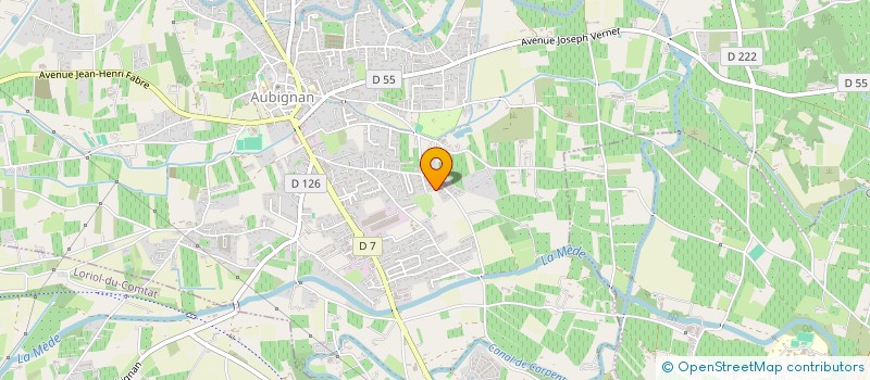localisation de l'entreprise LES 2 OLIVIERS  AUBIGNAN