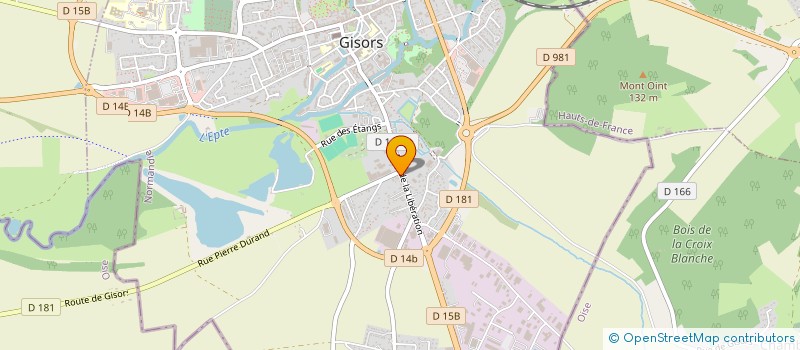 localisation de l'entreprise LES 2 PALMIERS à GISORS