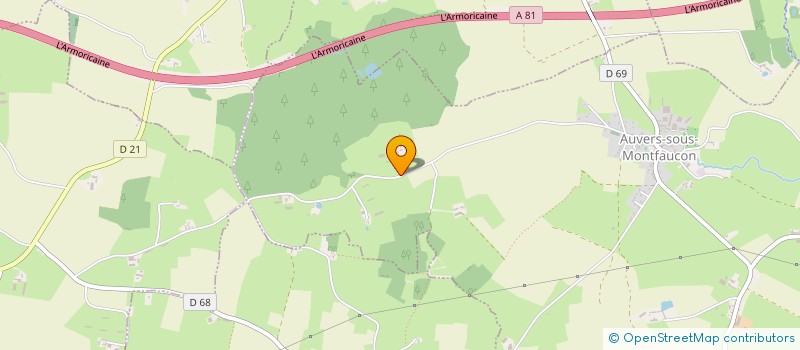 localisation de l'entreprise LES 2 PATT'S COMPAGNIE  VALLON-SUR-GEE