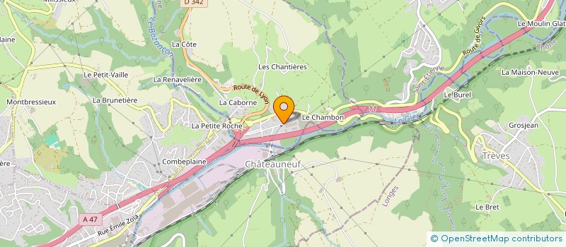 localisation de l'entreprise LES 2 PIEDS SUR TERRE à CHABANIERE