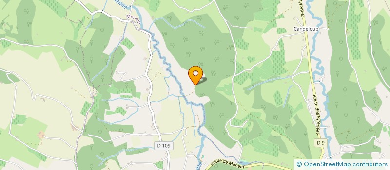 localisation de l'entreprise LES 2 PIERRES à MONEIN