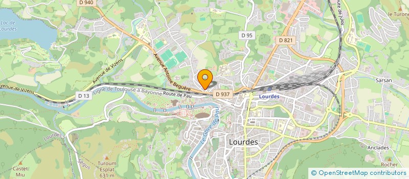 localisation de l'entreprise LES 2 PORTO  LOURDES