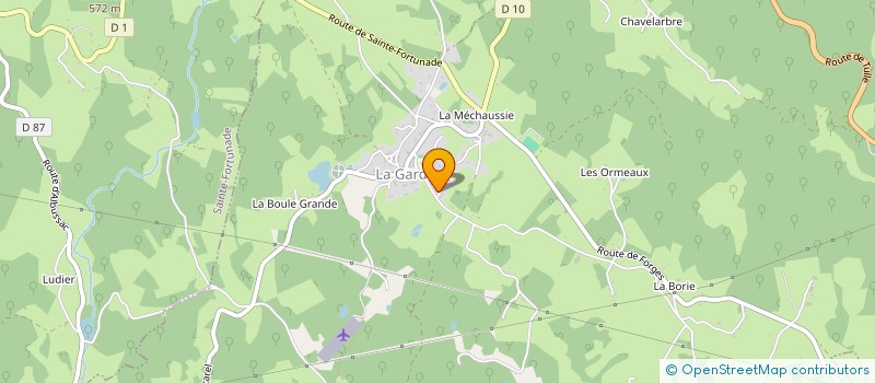 localisation de l'entreprise LES 2 PRINTEMPS  SAINT-MARTIAL-DE-GIMEL