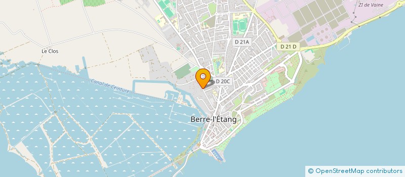 localisation de l'entreprise LES 2 R à BERRE-L'ETANG