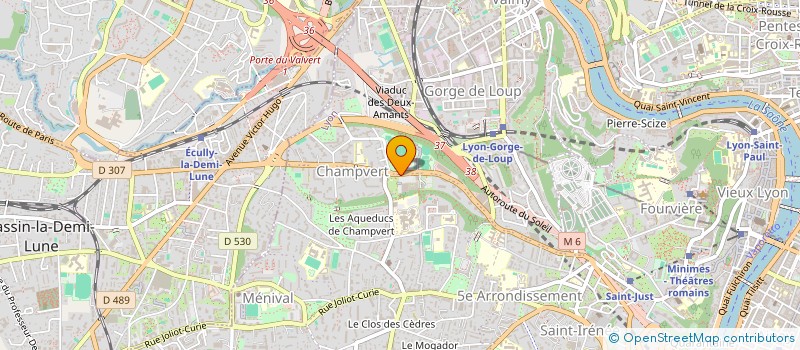 localisation de l'entreprise LES 2 R à LYON