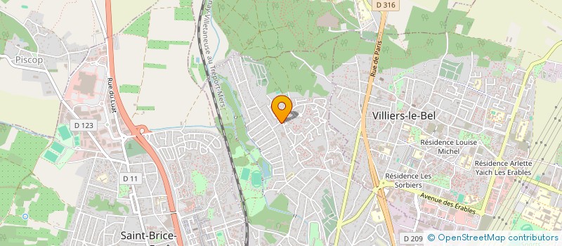 localisation de l'entreprise LES 2 RHOUYAS à SARCELLES