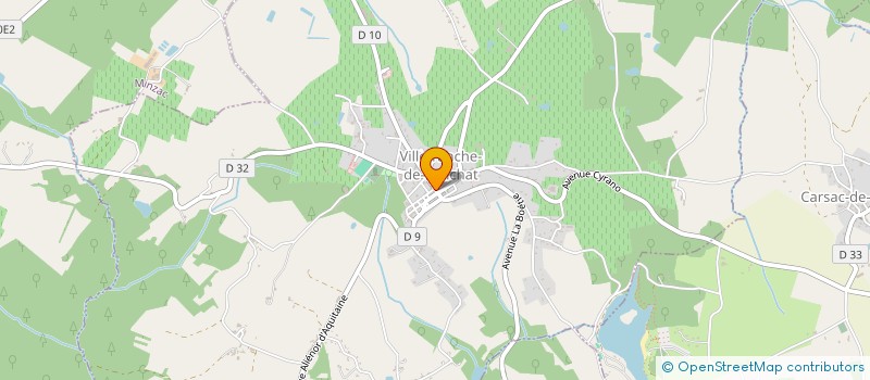 localisation de l'entreprise LES 2 RICHARD  VILLEFRANCHE-DE-LONCHAT