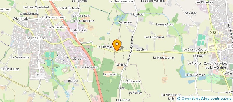 localisation de l'entreprise LES 2 RIVES à MELESSE