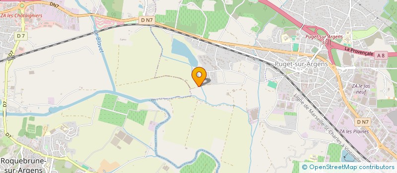 localisation de l'entreprise LES 2 ROSES à PUGET-SUR-ARGENS