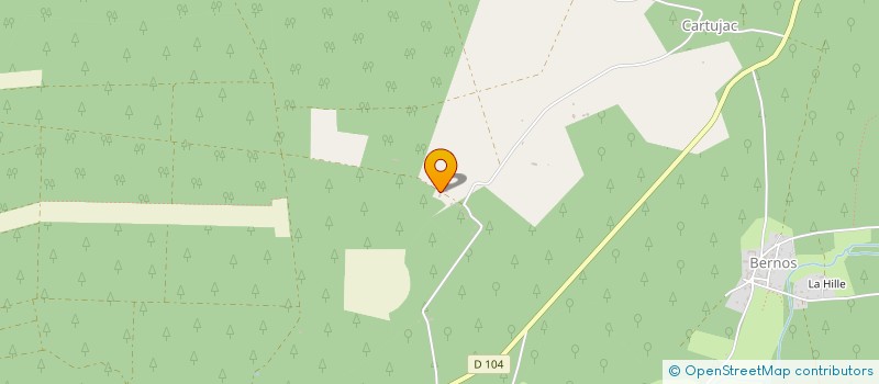 localisation de l'entreprise LES 2 RUISSEAUX  SAINT LAURENT MEDOC