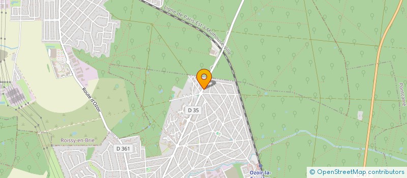 localisation de l'entreprise LES 2 S  OZOIR-LA-FERRIERE