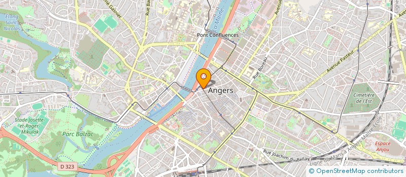 localisation de l'entreprise LES 2 S à ANGERS
