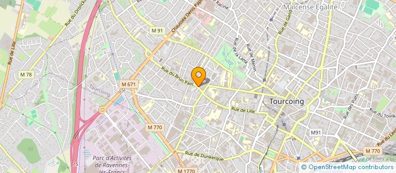 localisation de l'entreprise LES 2 S à TOURCOING