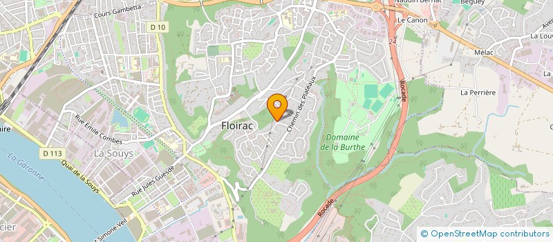 localisation de l'entreprise LES 2 SERGES  FLOIRAC