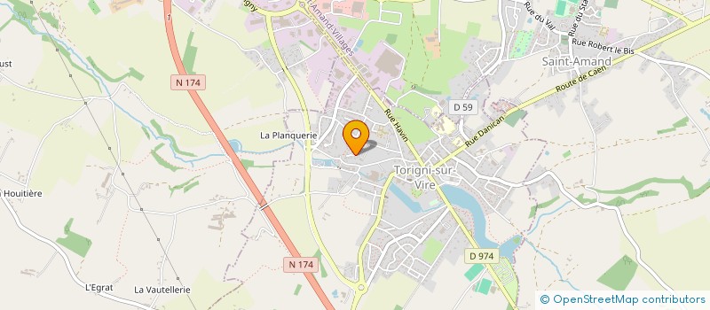 localisation de l'entreprise LES 2 SICILES  TORIGNY-LES-VILLES