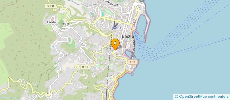 localisation de l'entreprise LES 2 SOEURS à BASTIA