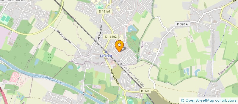 localisation de l'entreprise LES 2 SOEURS  LEFOREST