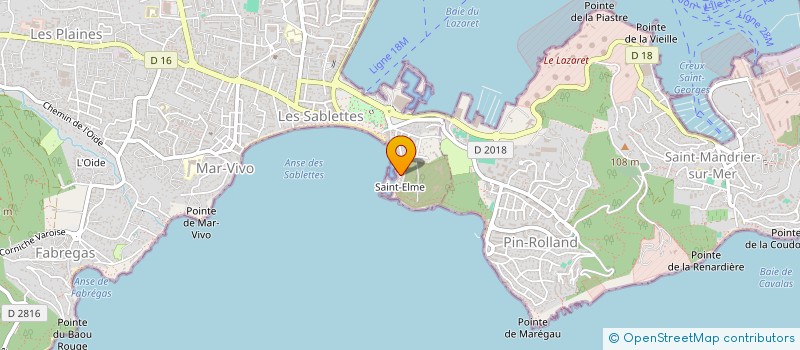 localisation de l'entreprise LES 2 SOEURS à LA SEYNE-SUR-MER