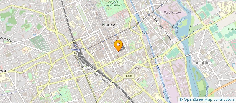 localisation de l'entreprise LES 2 T à NANCY