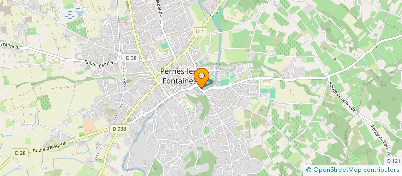 localisation de l'entreprise LES 2 TETES BLONDES  PERNES-LES-FONTAINES