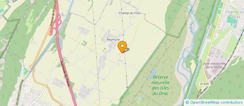 localisation de l'entreprise LES 2 TILLEULS  VIF