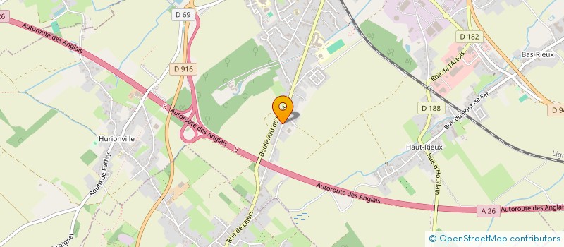 localisation de l'entreprise LES 2 TRIBUS à LILLERS