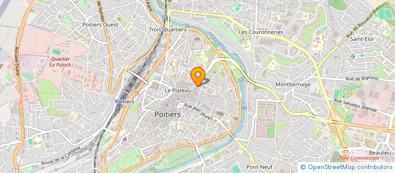 localisation de l'entreprise LES 2 ZEM  CHATELLERAULT