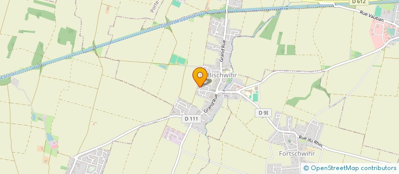 localisation de l'entreprise LES 21 COQUELICOTS  BISCHWIHR