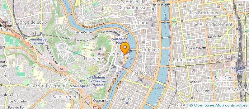 localisation de l'entreprise LES 24 COLONNES à LYON