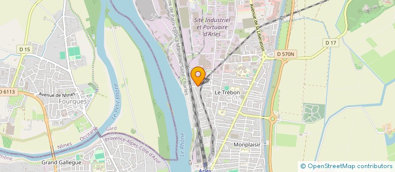 localisation de l'entreprise LES 24 HEURES DU FLEUVE  ARLES