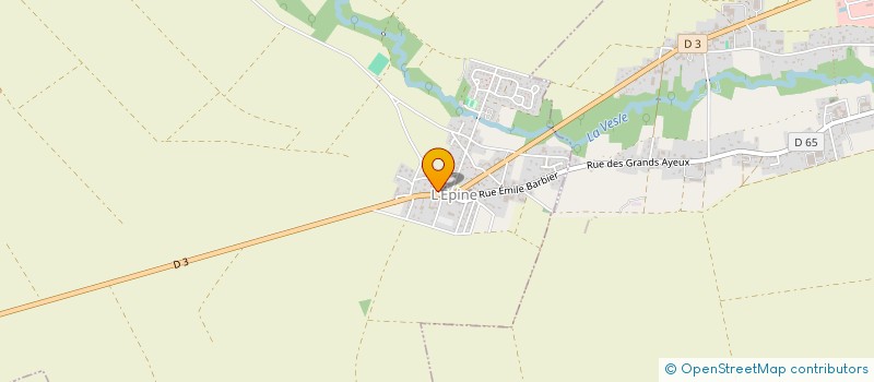 localisation de l'entreprise LES 25 HIRONDELLES  L'EPINE