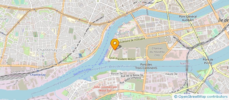 localisation de l'entreprise LES 26 000 DE L'OUEST ASSOCIATION DES PROFESSIONNELS DU CONSEIL EN RESPONSABILITE SOCIETALE DES ORGANISATIONS à NANTES