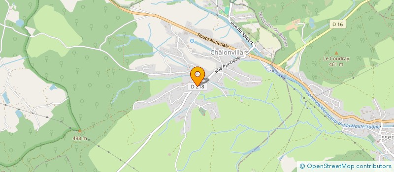 localisation de l'entreprise LES 2A  CHALONVILLARS