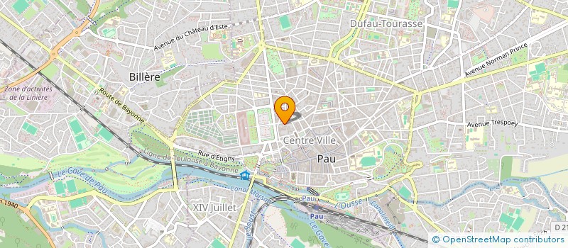 localisation de l'entreprise LES 2ABL à PAU