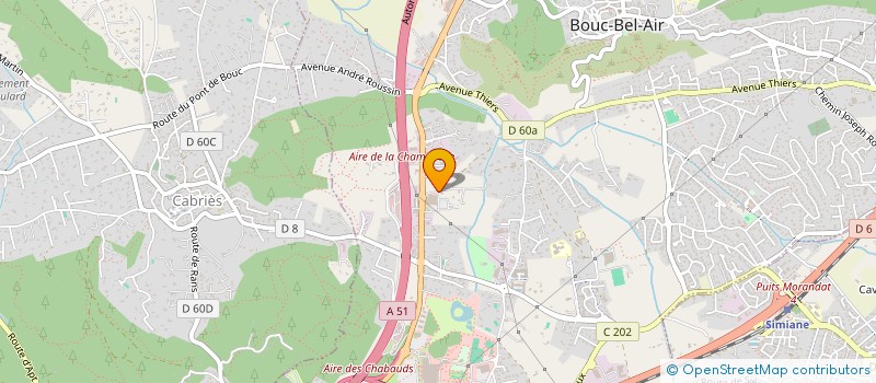 localisation de l'entreprise LES 2B INVEST à BOUC-BEL-AIR