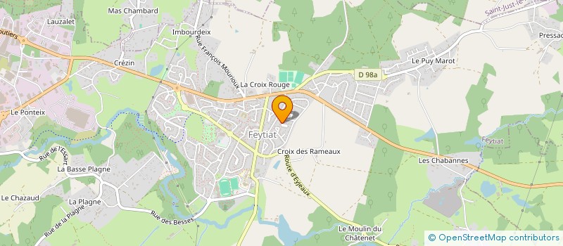 localisation de l'entreprise LES 2C à FEYTIAT