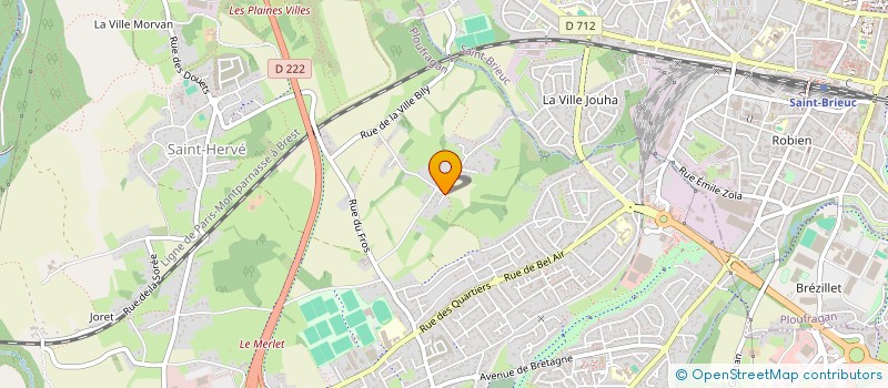 localisation de l'entreprise LES 2G  PLOUFRAGAN