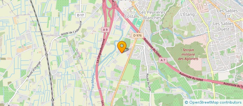 localisation de l'entreprise LES 2G  ORANGE