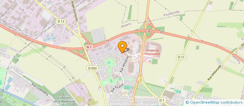 localisation de l'entreprise LES 2H à AMIENS