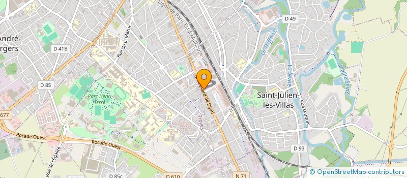 localisation de l'entreprise LES 2J  BREVIANDES