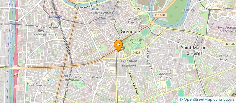 localisation de l'entreprise LES 2J à GRENOBLE