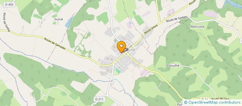 localisation de l'entreprise LES 2J FAMILY  GEAUNE