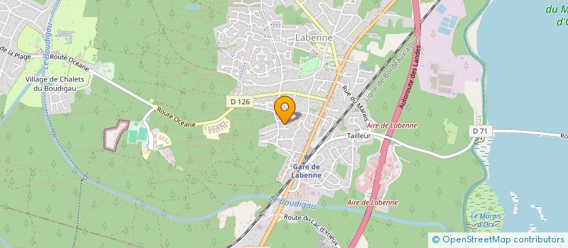 localisation de l'entreprise LES 2L à LABENNE