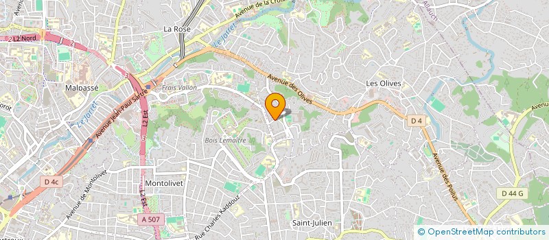 localisation de l'entreprise LES 2L à MARSEILLE