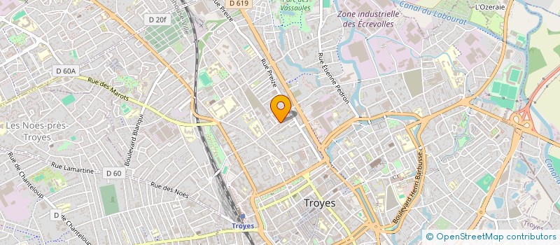 localisation de l'entreprise LES 2L à TROYES
