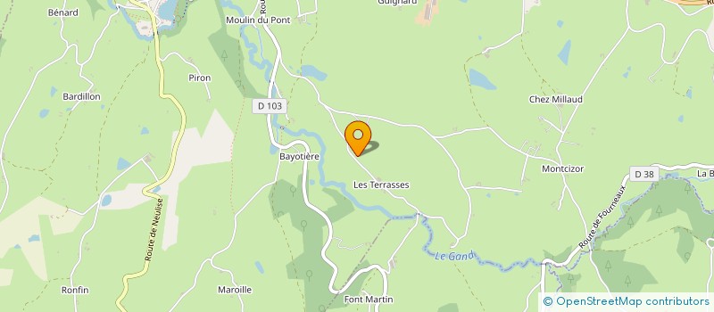 localisation de l'entreprise LES 2L EN 4L à SAINT-SYMPHORIEN-DE-LAY