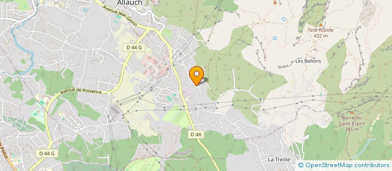 localisation de l'entreprise LES 2LB  ALLAUCH