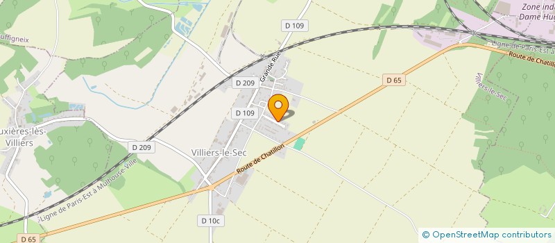 localisation de l'entreprise LES 2LS à VILLIERS-LE-SEC