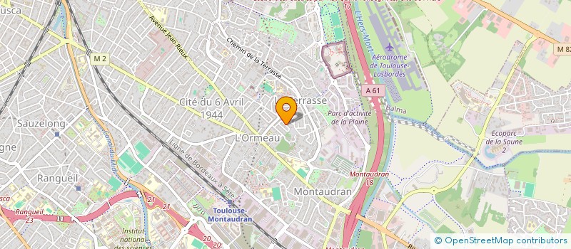 localisation de l'entreprise LES 2M EN 4L à TOULOUSE